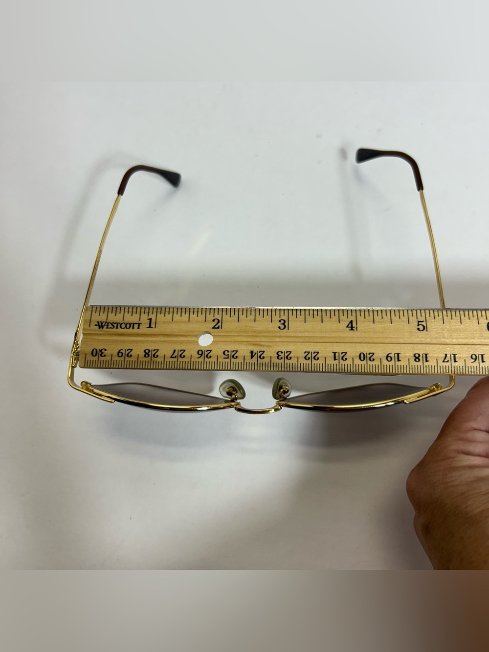 Vintage Laura Biagiotti Sunglasses Metal Frame Gradiant brown Rare T601/SP04 - Picture 12 of 13